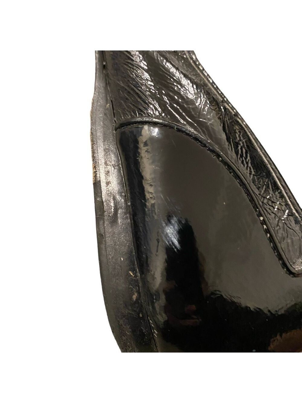 Enzo Angiolini Black Patent Leather Loafers - Picture 7 of 12